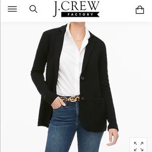 J. Crew Sweater Blazer